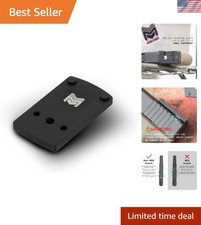 Glock-Compatible Red Dot Mounting Plate for Models 17-47  Lightweight Aluminum