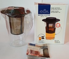 Finum 280ml Single Cup Bistro Brewing System for tea-leaves, coffee & herbs NEW
