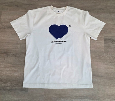 Adererror' After Blue Men's T-Shirt Unisex White Top Size A1 Ader Error
