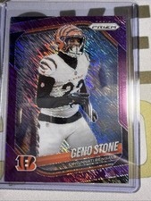 2025 Prizm Geno Stone # 61 Purple Shimmer FOTL /15