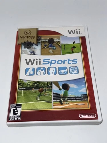 Wii Sports Nintendo Selects Game Disc Big Case Tested Working- No Manual