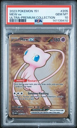 2023 POKEMON 151 ULTRA-PREM COLL #205 MEW EX PSA 10
