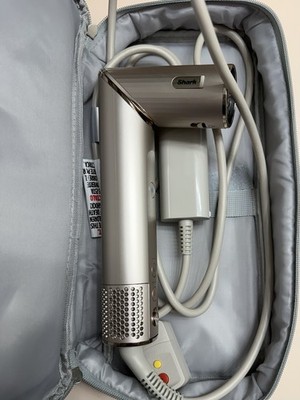 Shark flexstyle with case with diffuser air curlers round& flat brush & styler!