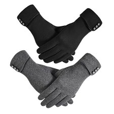 Winter Gloves for Women, Winter Touch Screen Texting Warm Gloves Black grey