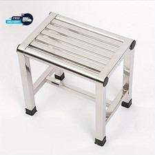 Stainless Steel Stool Multi Functional Durable Thick Metal Seat