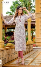 Rayon Printed Designer Kurti, Soft Fabric Cultural Wear for Women,06