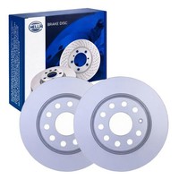2X Hella Bremsscheiben 282Mm Hinten Passend FüR Audi A3 Q3 Seat Alhambra