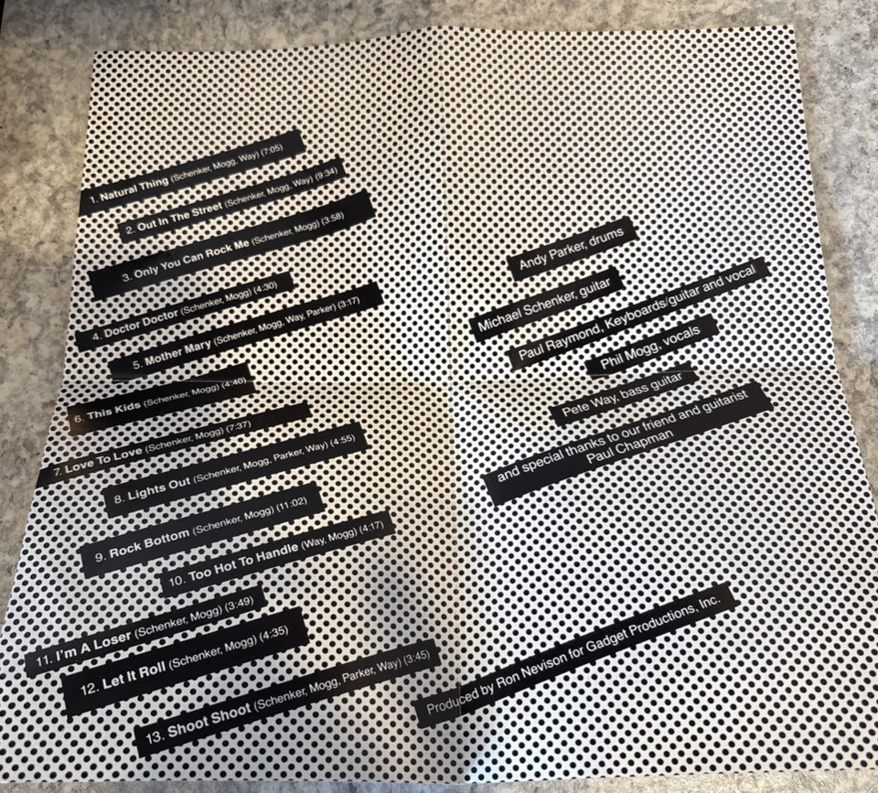 UFO Strangers in The Night (CD, 1979 Chrysalis Records VK41209 DIDX 2959 - Image 2 of 4