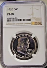 1962 US Proof Franklin Half 50c NGC PF68