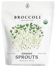 Broccoli Sprouting Kit Organic NonGMO Microgreens Home Growing 8oz Heirloom