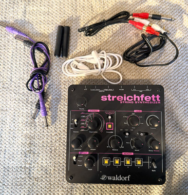 WALDORF STREICHFETT STRING SYNTHESIZER MODULE MINT + EXTRAS