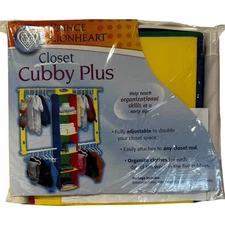 VTG Prince Lionheart Closet Cubby Plus Adjustable Kid Baby Clothes Organizer