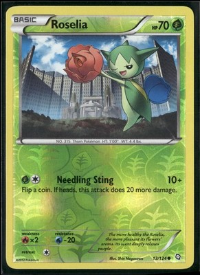 Roselia (13) Reverse Holo Common Dragons Exalted 13/124 NM