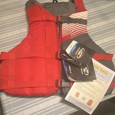 Stohlquist Adult Universal Life Jacket PFD Red Gray MPN 5235181