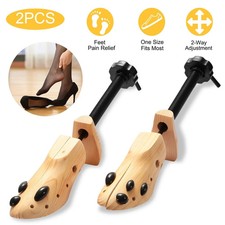 1 Pair Wooden Adjustable Shoe Stretcher Expander Men Women Boot Size US 5-13