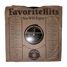 78 RPM -- Kentucky Thorobreds, Paramount 3059 - 'Til We Meet Again/He Cometh