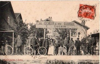 91 CPA ANIMEE 1908 JUVISY AU PECHEUR DU PERE TRANQUILLE E GUERIN