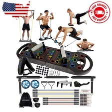 Push Up Board Fitness, Portable Foldable 20 in 1 Push Up Bar at Home Gym, Pushup