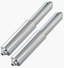 2 Pieces Universal Plastic Spring Loaded Toilet Paper Holder Roller Replacement,