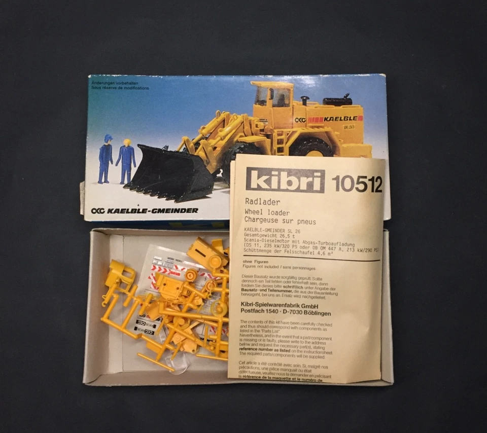 Kibri 10512 Baukasten KAELBLE-GEMEINDER Radlader H0 1:87 - Bild 2 von 2