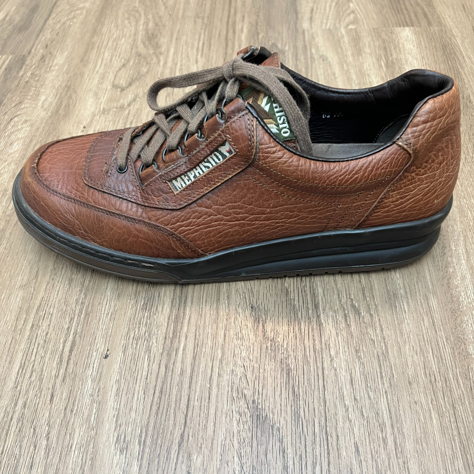 Mephisto Match Walking Shoes Men's 11.5 Pebbled Leather RunOff Comfort image 4