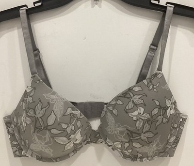 Chinese Laundry Push Up Bra 125138 Gray Floral  Size 36C NEW