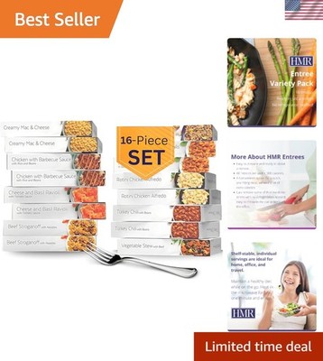 Delicious Ready-to-Eat 16 Variety Meals | Low-Cal & Protein-Rich Options