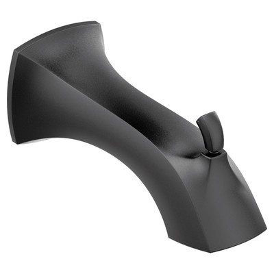 Moen 161955 Voss 7-15/16'' Integrated Diverter Tub Spout - Black