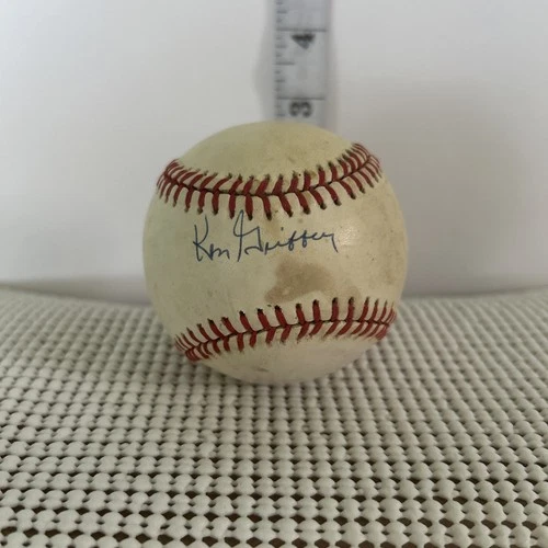 Ken Griffey Sr Autograph Baseball Auto (Clean)