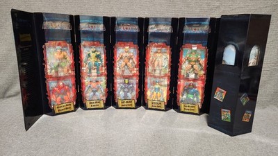 2001 MOTU Mattel Legends of Eternia 10 COLLECTOR FIGURES IN SHOWCASE LE /1000