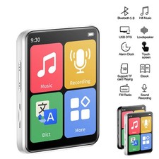 Support 128G MP3 Player Bluetooth HiFi Lossless Sound Music Recorder FM Radio