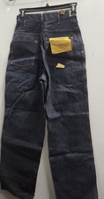 ULTRA RARE VTG Kitty Carson 1950s Blue Denim Side Zip Straight Leg Jeans Western