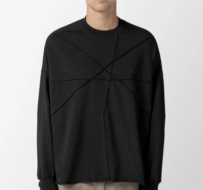 Rick Owens DRKSHDW CRATER T CREWNECK Onesize Black 