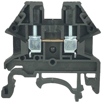 Dinkle DK2.5NBK Black Screw Type 1222AWG DIN Rail Terminal Blocks 100 PK