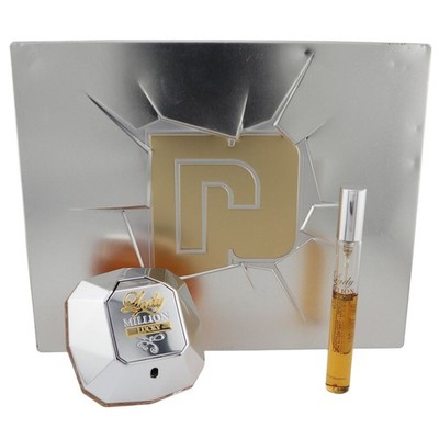 Paco Rabanne Lady Million Lucky 80 ml EDP Spray + Travel Spray B-Ware