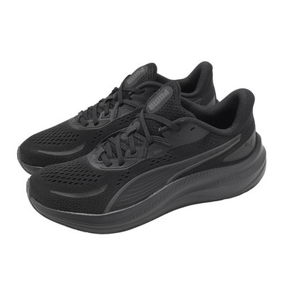 Puma Skyrocket Lite 2 Black Matte Silver Men Unisex Road Running Shoes 311730-08