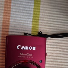 Canon PowerShot ELPH 150 IS 20MP 10x Optical Zoom Image Stabilization Red Camera