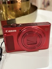 Canon PowerShot SX620 HS Digital Camera Red, 20.2MP w/ Battery