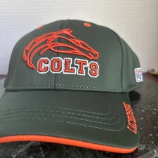 Colts Lacrosse, The Game Pro Fitted ,Medium ,Hat Green Orange,Refer to pictures.