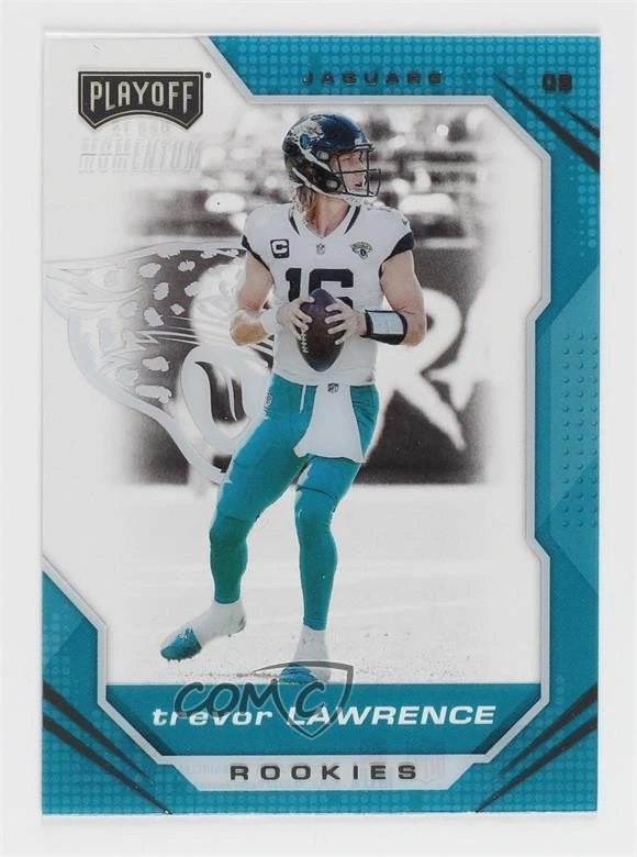 Trevor Lawrence Panini Chronicles Playoff Momentum Rookies #PMR1 Holo Platinum 1/1