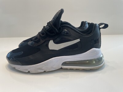 Nike Air Max 270 React Black White Shoes Sneakers Women's Size 7