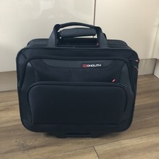 Monolith Wheeled Laptop Carry On Flight Bag with Strap or Telescopic Handle