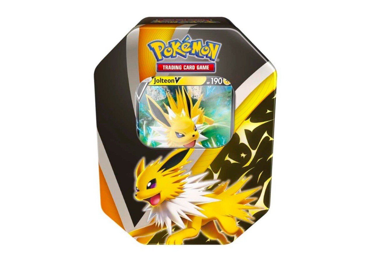 ⚡️Pokemon TCG  Collector’s Tin [ Jolteon V Edition ]  New Factory Sealed⚡️