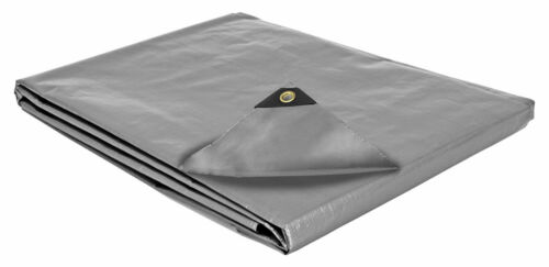 SILVER 12 mil Heavy Duty Canopy Tarp Rain 3X Coated UV Sun Shade (C WHITE TARPS) - Picture 3 of 58