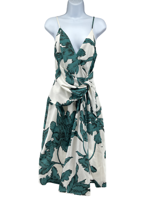 cmeo collective green dress C/Meo Collective Green Mini Dress – Vinnies Finds main image 0