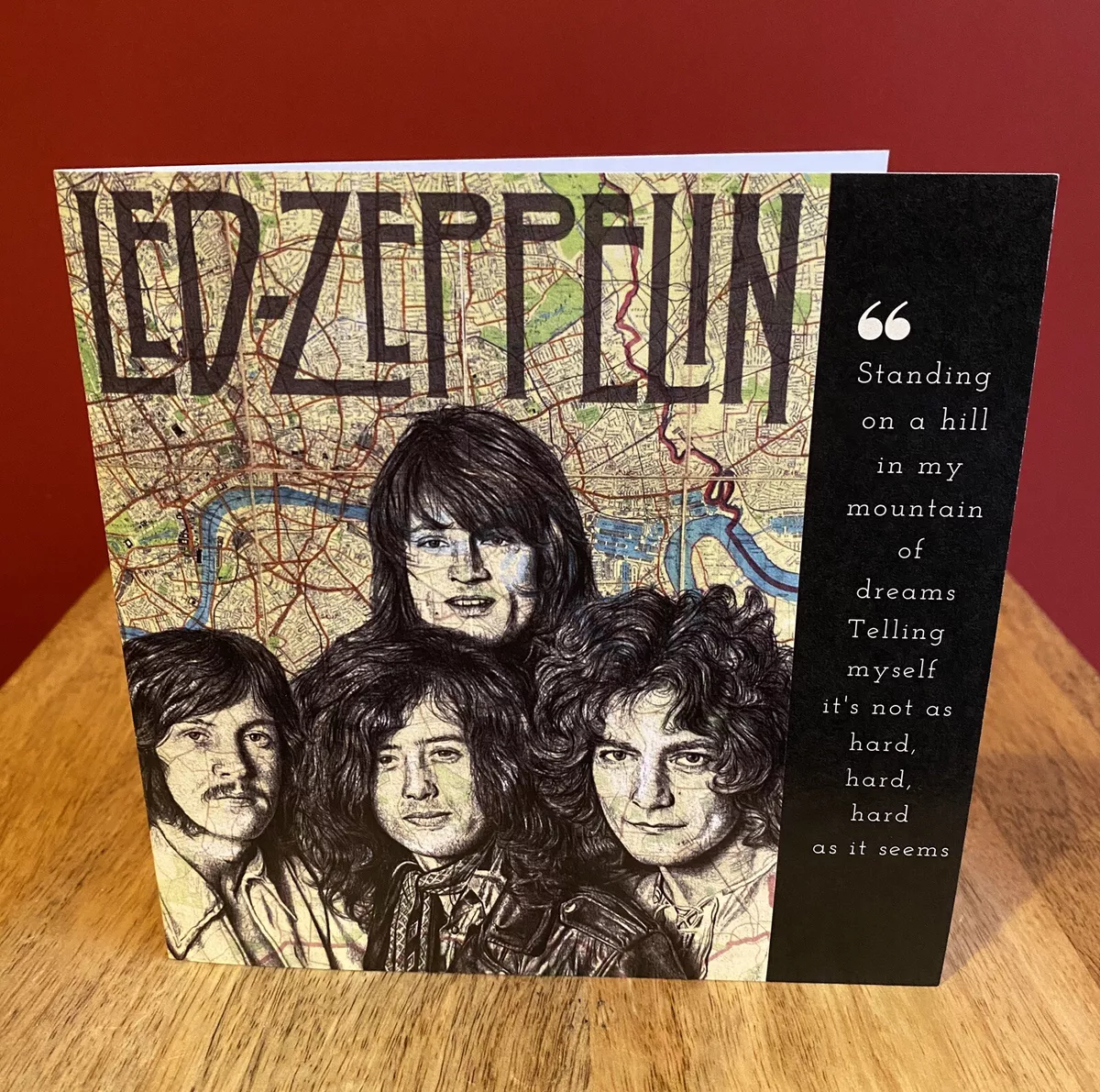 Thank You by Led Zeppelin Classical Metal Music Lyrics Gifts