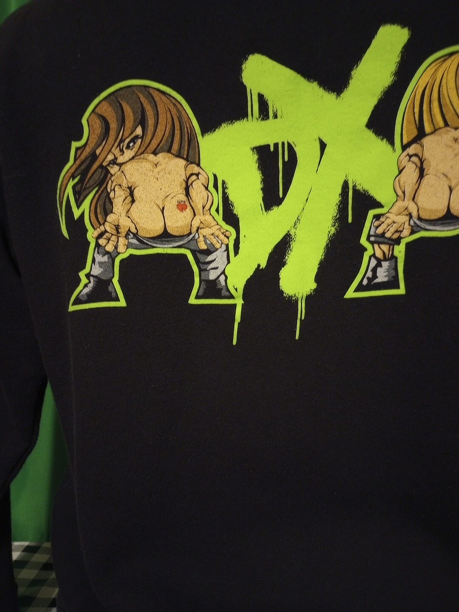 DX D Generation X WWE Official Small Zip Up Hoodie