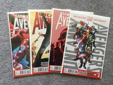 UNCANNY AVENGERS #1-4  (Lot of 4), NM, All 1st Print. By John Cassaday