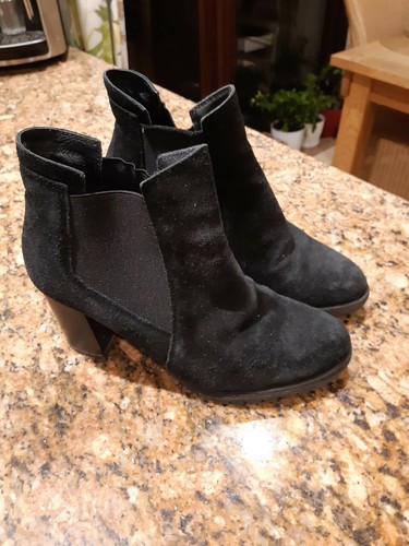 dune black suede boots