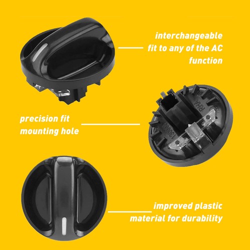 For Toyota Tundra 2000-2006 Car Air Condition Switch Control A/C Knob Durable 3X - Picture 5 of 12